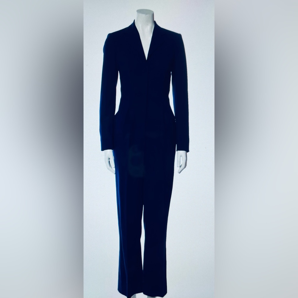 RALPH LAUREN PURPLE LABEL DARK NAVY JUMPSUIT - TAGS SIZE 4